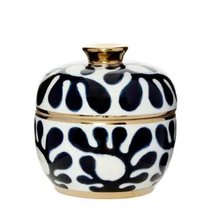 Matisse Round Jar Blue by Florabelle Living, a Vases & Jars for sale on Style Sourcebook