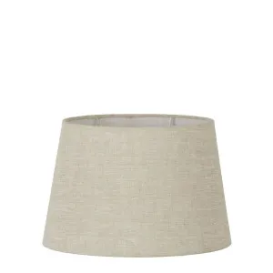 Linen Oval Lamp Shade Medium Light Natural by Florabelle Living, a Lamp Shades for sale on Style Sourcebook