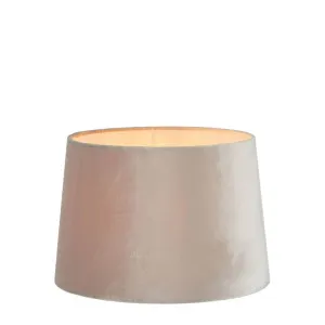 Velvet Drum Lamp Shade Medium Mist Grey by Florabelle Living, a Lamp Shades for sale on Style Sourcebook