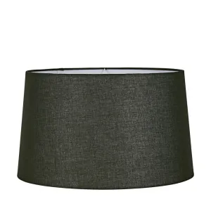 Linen Drum Lamp Shade Xl Black by Florabelle Living, a Lamp Shades for sale on Style Sourcebook