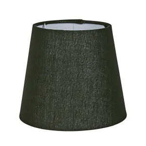 Linen Taper Lamp Shade Xxs Black by Florabelle Living, a Lamp Shades for sale on Style Sourcebook