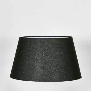 Linen Taper Lamp Shade Xl Black by Florabelle Living, a Lamp Shades for sale on Style Sourcebook