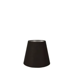 Linen Taper Lamp Shade Xxxs Black With Silver Lining by Florabelle Living, a Lamp Shades for sale on Style Sourcebook
