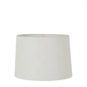 Linen Drum Lamp Shade Medium Textured Ivory by Florabelle Living, a Lamp Shades for sale on Style Sourcebook