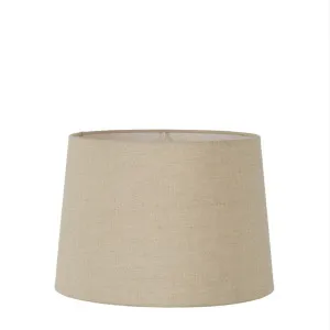 Linen Drum Lamp Shade Medium Dark Natural by Florabelle Living, a Lamp Shades for sale on Style Sourcebook