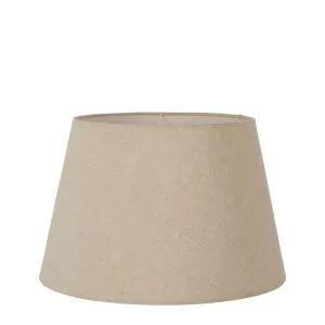 Linen Taper Lamp Shade Medium Dark Natural by Florabelle Living, a Lamp Shades for sale on Style Sourcebook