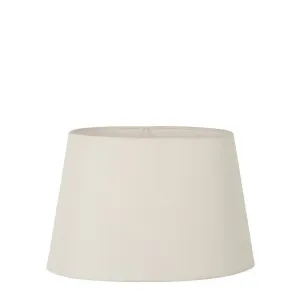 Linen Oval Lamp Shade Medium Textured Ivory by Florabelle Living, a Lamp Shades for sale on Style Sourcebook