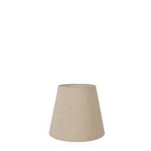 Linen Taper Lamp Shade Xxxs Dark Natural by Florabelle Living, a Lamp Shades for sale on Style Sourcebook