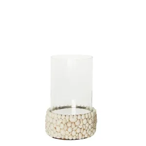 Sea Shell Hurricane Candle Holder Small by Florabelle Living, a Lanterns for sale on Style Sourcebook
