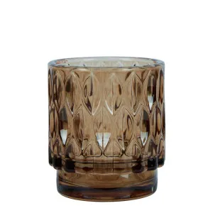 Ashi Tealight Holder Small Burnt Sienna by Florabelle Living, a Lanterns for sale on Style Sourcebook