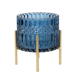 Demi Tealight Holder Large Midnight by Florabelle Living, a Lanterns for sale on Style Sourcebook
