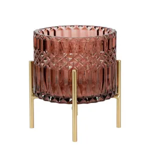 Demi Tealight Holder Large Mulberry by Florabelle Living, a Lanterns for sale on Style Sourcebook