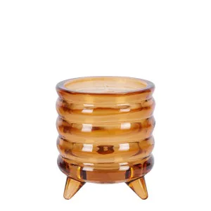 Ripple Tealight Holder Small Burnt Umber by Florabelle Living, a Lanterns for sale on Style Sourcebook