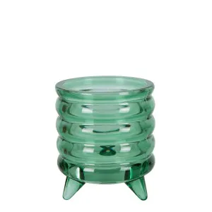 Ripple Tealight Holder Small Hunting Green by Florabelle Living, a Lanterns for sale on Style Sourcebook