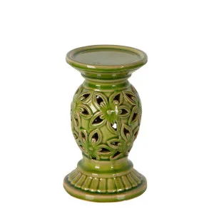 Positano Pillar Small Green by Florabelle Living, a Lanterns for sale on Style Sourcebook