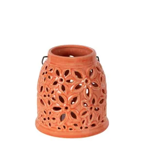 Cinque Terre Hurricane Orange by Florabelle Living, a Lanterns for sale on Style Sourcebook
