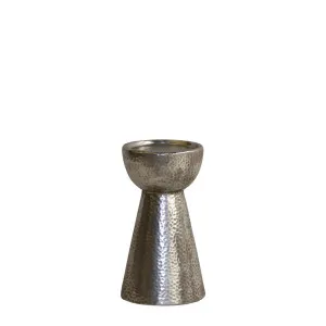 Queenie Candle Holder Silver by Florabelle Living, a Lanterns for sale on Style Sourcebook