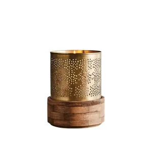 Siena Table Lamp Small Antique Brass by Florabelle Living, a Lanterns for sale on Style Sourcebook