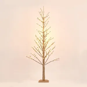 Champagne Glitter Tree 150Cm With 186Led by Florabelle Living, a Christmas for sale on Style Sourcebook