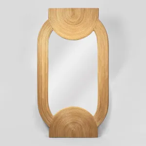 Mrd Lola Standing Mirror Natural by Florabelle Living, a Mirrors for sale on Style Sourcebook