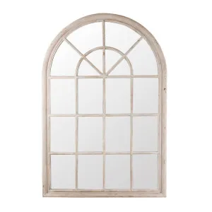 Hamptons Arched Mirror 1X1.5M Grey by Florabelle Living, a Mirrors for sale on Style Sourcebook