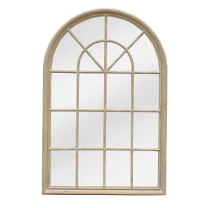 Hamptons Arched Mirror 1X1.5M Natural by Florabelle Living, a Mirrors for sale on Style Sourcebook