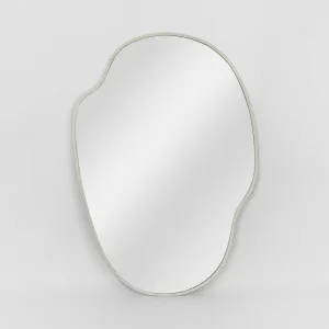 Dune Organic Mirror Small White by Florabelle Living, a Mirrors for sale on Style Sourcebook