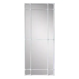 Rectangular 12 Pane Mirror White by Florabelle Living, a Mirrors for sale on Style Sourcebook