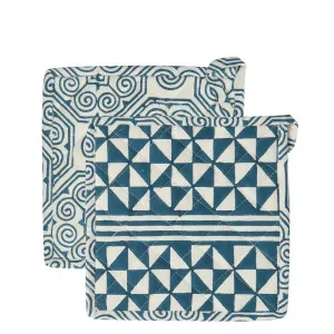Malta Reversible Cotton Trivet by Florabelle Living, a Oven Mitts & Potholders for sale on Style Sourcebook