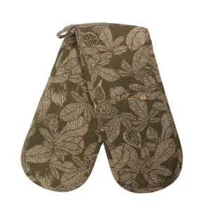 Fig Tree Double Oven Glove Burnt Olive by Florabelle Living, a Oven Mitts & Potholders for sale on Style Sourcebook