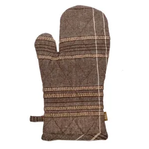 Textured Check Oven Glove Earth Brown by Florabelle Living, a Oven Mitts & Potholders for sale on Style Sourcebook