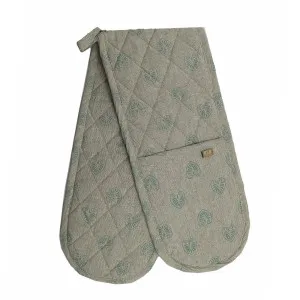Mandalay Double Oven Glove Sky Grey by Florabelle Living, a Oven Mitts & Potholders for sale on Style Sourcebook