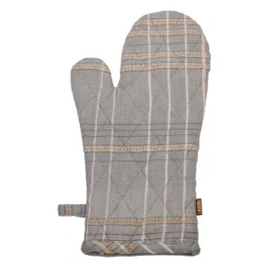 Textured Check Oven Glove Ash by Florabelle Living, a Oven Mitts & Potholders for sale on Style Sourcebook