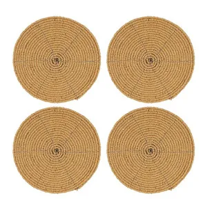Beaded Wire Coaster Set Of 4 by Florabelle Living, a Placemats for sale on Style Sourcebook