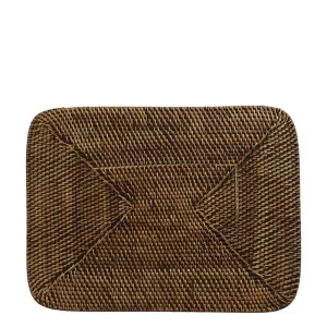 Single Rectangular Placemat Brown by Florabelle Living, a Placemats for sale on Style Sourcebook