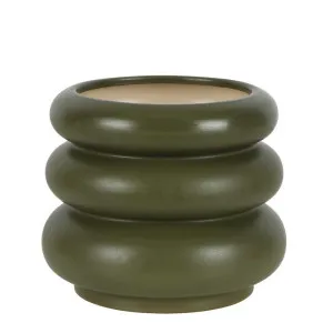 Mia Ceramic Pot Large Green by Florabelle Living, a Plant Holders for sale on Style Sourcebook