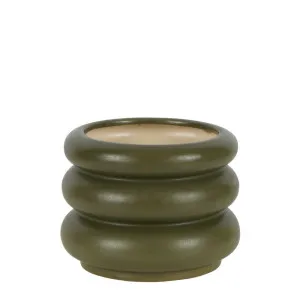 Mia Ceramic Pot Small Green by Florabelle Living, a Plant Holders for sale on Style Sourcebook