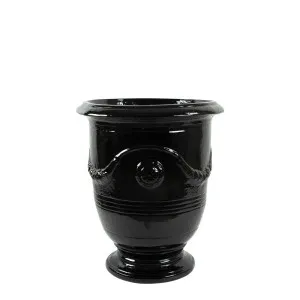 Anduze Planter Small Black by Florabelle Living, a Plant Holders for sale on Style Sourcebook