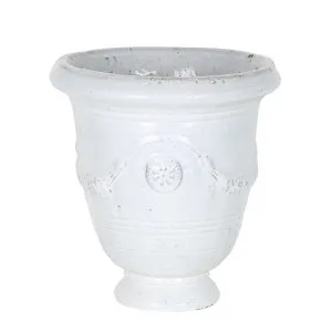 Anduze Planter Large White by Florabelle Living, a Plant Holders for sale on Style Sourcebook