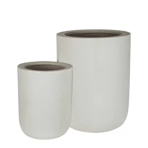 An Phu Planter Set Of 2 Cream by Florabelle Living, a Plant Holders for sale on Style Sourcebook