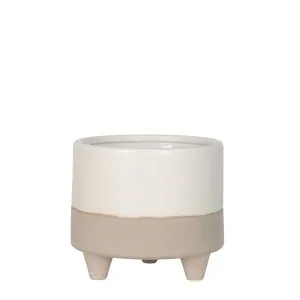 Pasha Pot Small Ivory by Florabelle Living, a Plant Holders for sale on Style Sourcebook