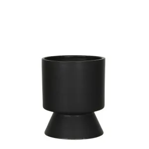 Luca Pot Small Black by Florabelle Living, a Plant Holders for sale on Style Sourcebook