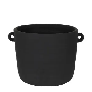 Ganda Black Pot Large by Florabelle Living, a Plant Holders for sale on Style Sourcebook