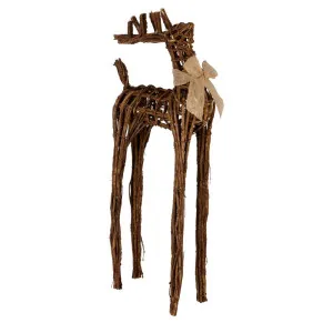 Wooder Reindeer Large Rattan by Florabelle Living, a Christmas for sale on Style Sourcebook