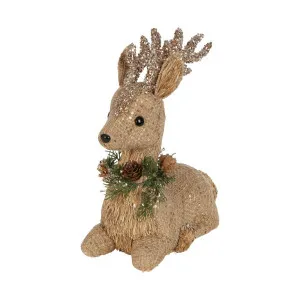 Solange Glimmer Lying Deer by Florabelle Living, a Christmas for sale on Style Sourcebook