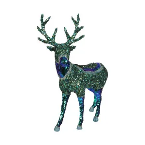 Stefni Sequin Reindeer Blue by Florabelle Living, a Christmas for sale on Style Sourcebook