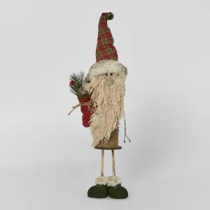 Santa With Pine Bouquet by Florabelle Living, a Christmas for sale on Style Sourcebook