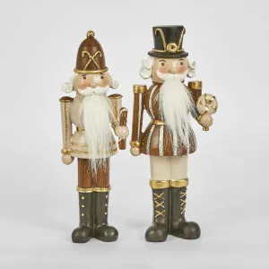 Brownie Nutcrackers (Set Of 2) by Florabelle Living, a Christmas for sale on Style Sourcebook