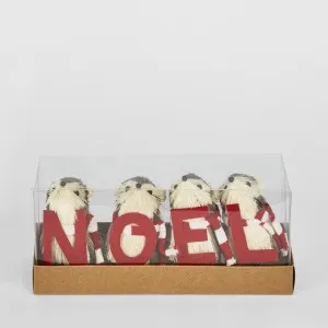 Noel Mice Family (Set Of 4) by Florabelle Living, a Christmas for sale on Style Sourcebook