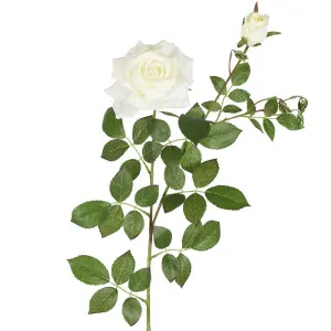 Darcey Rose Spray 100Cm White by Florabelle Living, a Plants for sale on Style Sourcebook